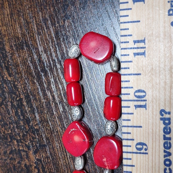 Gorgeous Bamboo Coral Bead Necklace - Picture 8 of 8